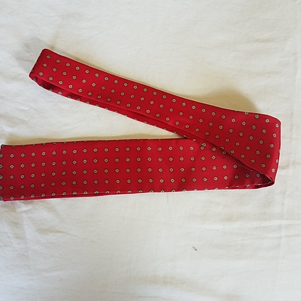 100% Silk Vintage Mens Bow Tie